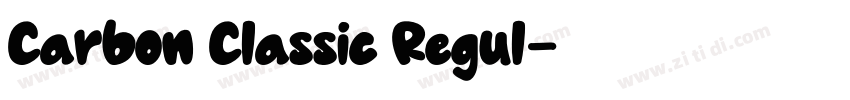 Carbon Classic Regul字体转换 Carbon Classic Regul字体转换